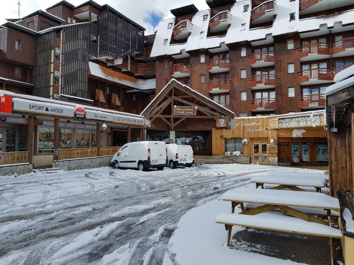 Ferienwohnung L'Ours Blanc Huez Exterior foto